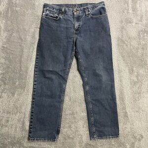 Roebuck and Co Jeans Men's Size 34x30‎ Slim Straight Leg Jeans Medium Wash Blue